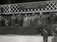 ALBUM 1958 064  1958 Május 1. Felvonulás - Aszód FC sporttelp.