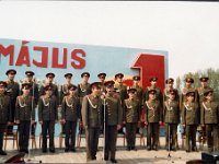 ALBUM 1981 19  1981 május 1.-i  ünnepi felvonulás és műsor - IMI sportpálya