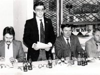 IMI ebédlő - Kővágó László KISZ, Kiss Ferenc Sz. B., dr. Szabó Tibor ker. ig., Király László Vb.  IMI ebédlő - Kővágó László KISZ, Kiss Ferenc Sz. B., dr. Szabó Tibor ker. ig., Király László Vb.